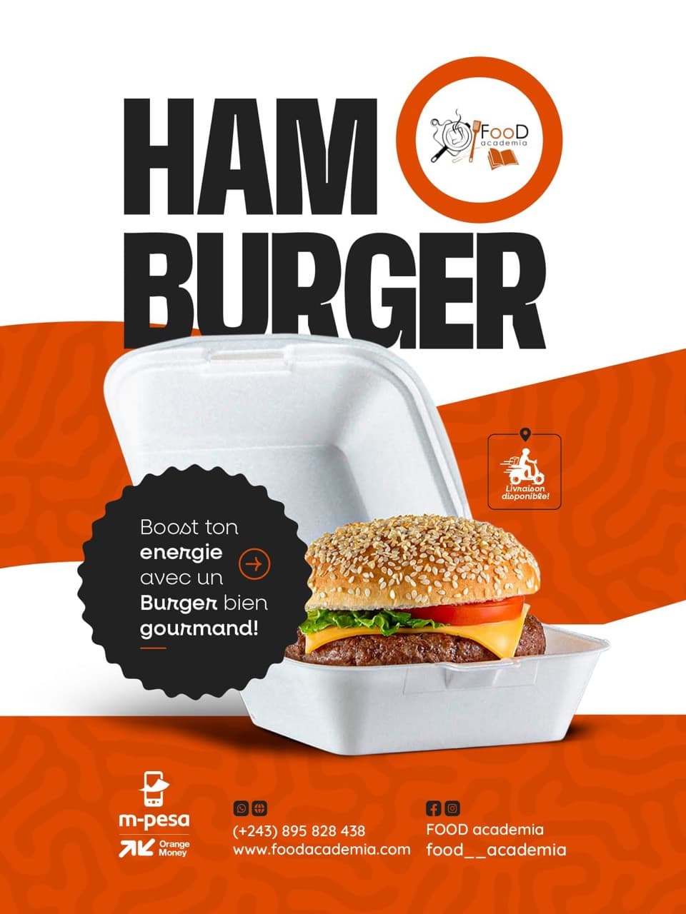 Campagne Food Academia — Hamburger