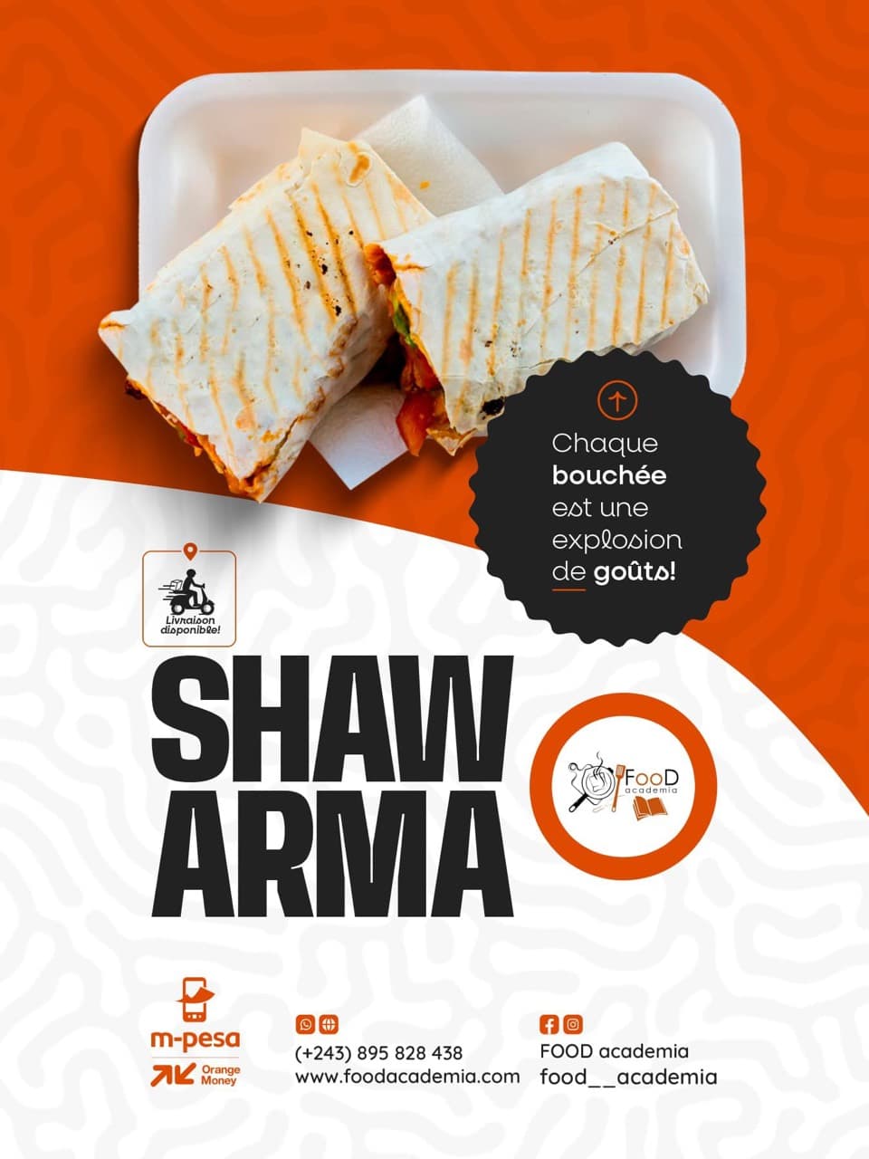 Affiche Food Academia — Shawarma